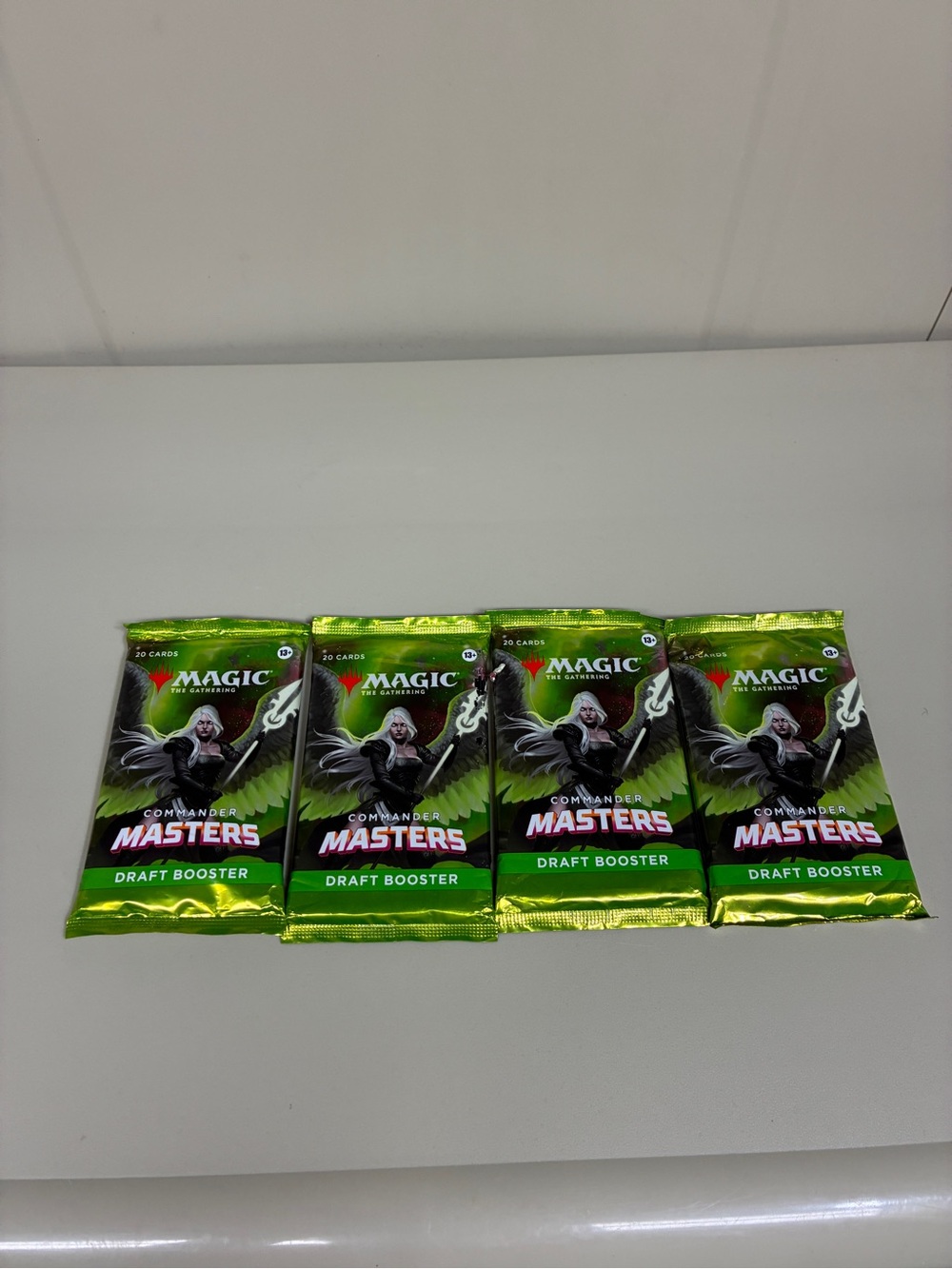 Magic The Gathering COMMANDER MASTERS New Sealed DRAFT Booster Pack MTG x4